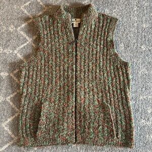 Woolrich Wool Blend Full Zip Cardigan Sweater